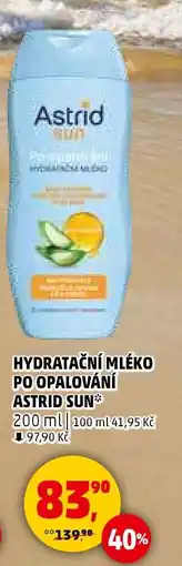 Penny Market Hydratační mléko po opalování Astrid Sun nabídka