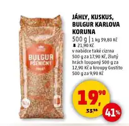 Penny Market Jáhly, kuskus, bulgur Karlova Koruna nabídka