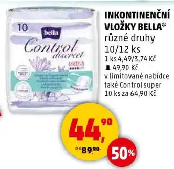 Penny Market INKONTINENČNÍ VLOŽKY BELLA nabídka