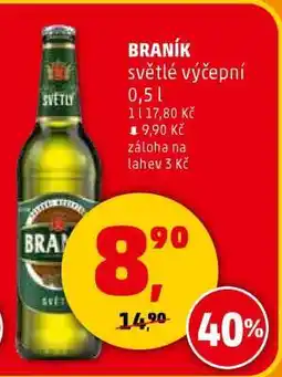 Penny Market Braník světlé výčepní nabídka