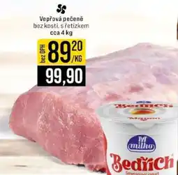 Jip Vepřová pečeně bez kosti s řetízkem cca 4 kg nabídka