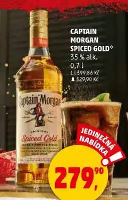 Penny Market Captain Morgan Spiced Gold nabídka