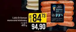 Jip Láďa Grileman moravské klobásky na gril nabídka