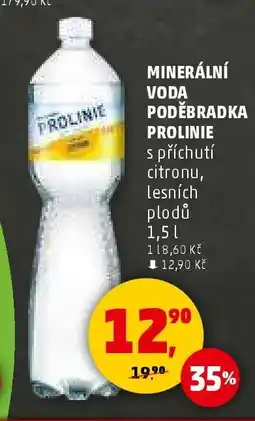 Penny Market MINERÁLNÍ VODA PODĚBRADKA PROLINIE nabídka