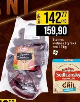 Jip Steinex klobása štýrská cca 1,2 kg nabídka