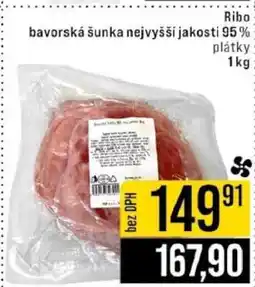 Jip Ribo bavorska šunka nejvyšší jakosti 95% nabídka