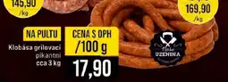 Jip Klobása grilovací pikantní cca 3 kg nabídka
