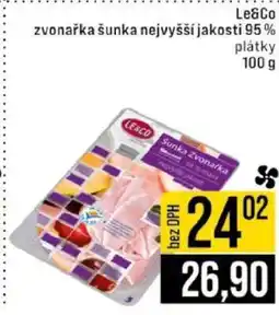 Jip Le&Co zvonařka šunka nejvyšší jakosti 95 % nabídka