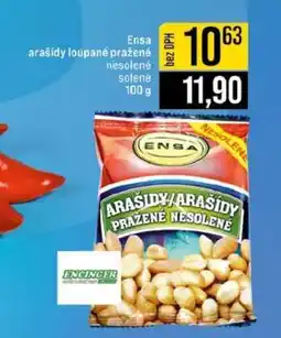 Jip Ensa arašídy loupané pražené nesolené nabídka