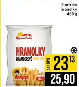 Jip Sunfries hranolky nabídka