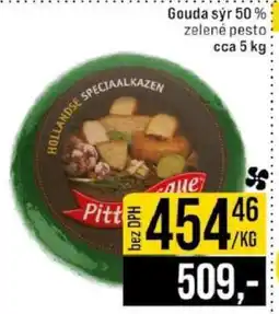 Jip Gouda sýr 50% zelené pesto nabídka
