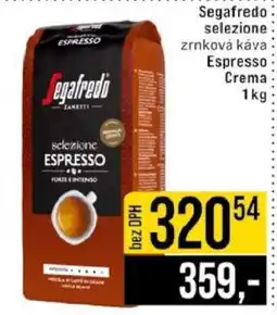 Jip Segafredo Selezione zrnková káva Espresso Crema 1 kg nabídka