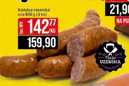 Jip Klobása vesnická nabídka