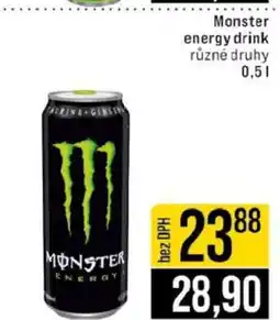 Jip Monster Energy drink nabídka