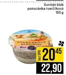 Jip Gurmán klub pomazánka tvarůžková nabídka
