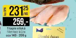Jip TILÁPIE NILSKÁ nabídka