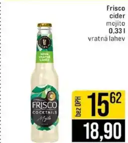 Jip Frisco cider mojito nabídka