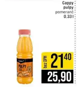 Jip Cappy pulpy pomeranč 0,33 l nabídka