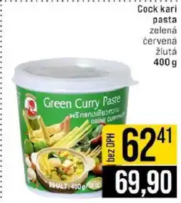 Jip Cock kari pasta nabídka