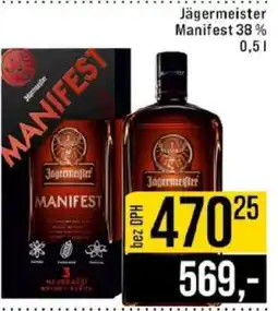 Jip JÄGERMEISTER MANIFEST 38% nabídka