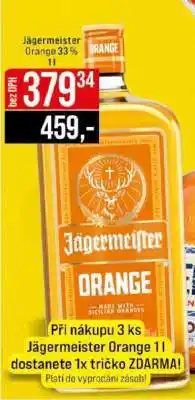 Jip Jägermeister Orange 33% 1l nabídka