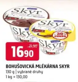Terno Bohušovická mlékárna Skyr nabídka