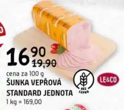Terno ŠUNKA VEPŘOVÁ STANDARD JEDNOTA nabídka