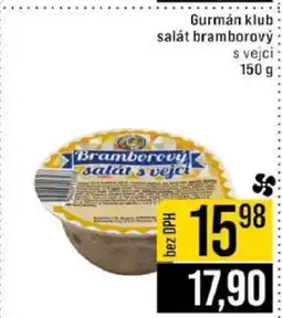 Jip Gurmán klub salát bramborový s vejci nabídka