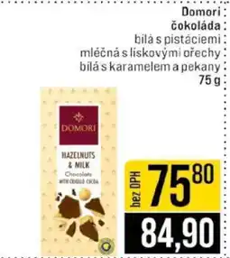 Jip Domori čokoláda nabídka