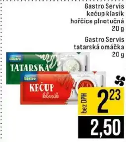 Jip Gastro Servis kečup klasik hořčice plnotučná nabídka