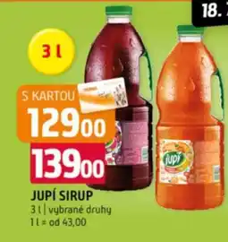 Terno Jupí sirup nabídka