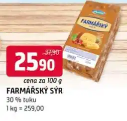 Terno Farmářský sýr nabídka