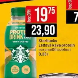 Jip Starbucks Ledová káva protein caramel&hazelnut nabídka
