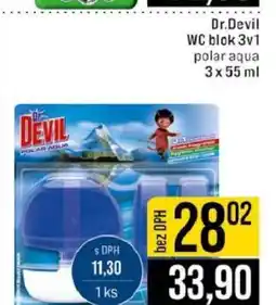 Jip Dr.Devil WC blok 3v1 polar aqua nabídka