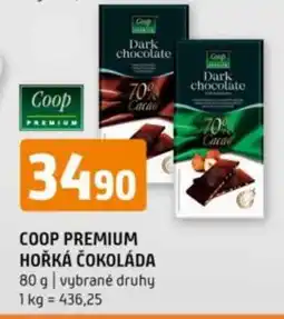Terno COOP PREMIUM HOŘKÁ ČOKOLÁDA nabídka