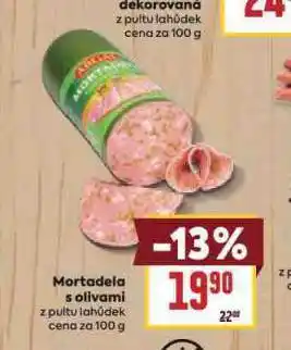 Billa Mortadela s olivami nabídka