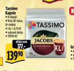 Albert Tassimo kapsle nabídka