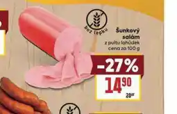 Billa Šunkový salám nabídka
