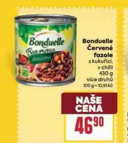 Billa Bonduelle červené fazole nabídka