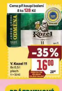 Billa Pivo velkopopovický kozel 11 nabídka