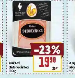 Billa Kuřecí debrecínka nabídka