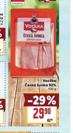 Billa Vocílka česká šunka 92% nabídka