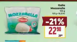 Billa Itala mozzarella nabídka