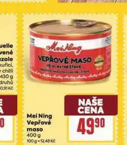 Billa Mei ning vepřové maso nabídka