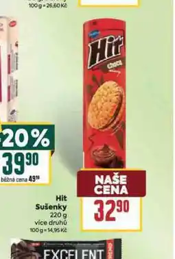 Billa Hit sušenky nabídka