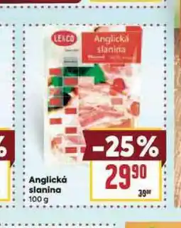 Billa Anglická slanina nabídka