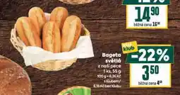 Billa Bageta světlá nabídka