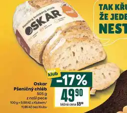 Billa Oskar pšeničný chléb nabídka