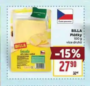 Billa Billa plátky nabídka