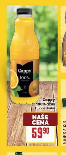 Billa Cappy 100% džus nabídka
